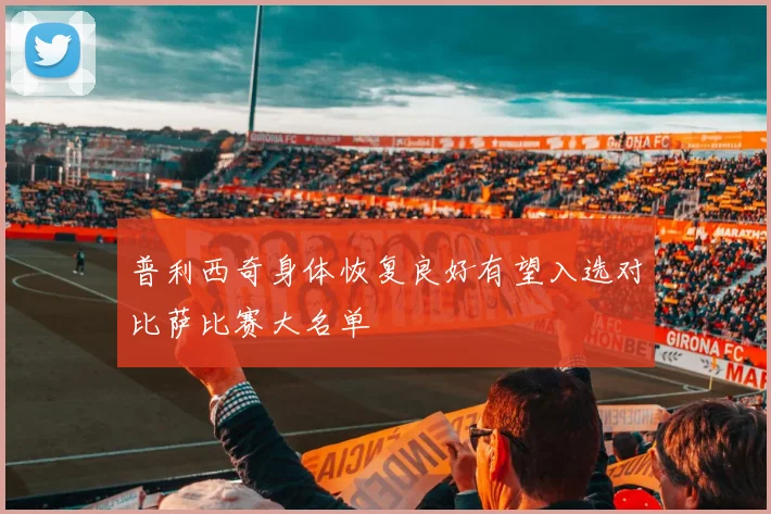 普利西奇身体恢复良好有望入选对比萨比赛大名单